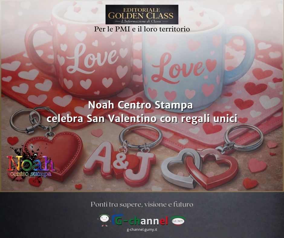 Noah Centro Stampa celebra San Valentino con regali unici